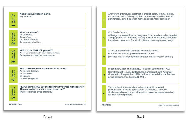 League of the Lexicon: The Quiz Game about Words & Language