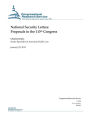 National Security Letters: Proposals in the 113th Congress