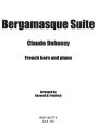Bergamasque Suite - horn and piano