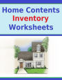 Home Contents Inventory Worksheets: Keep Record of Home Contents on Inventory Worksheets