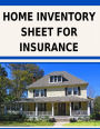 Home Inventory Sheet for Insurance: Fill in the Blank Home Inventory Sheet for Insurance
