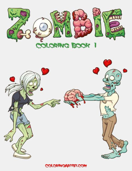 Zombie Coloring, Book 1
