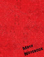 Math Notebook: Firebrush
