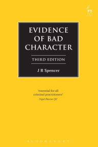 Title: Evidence of Bad Character / Edition 3, Author: J R Spencer