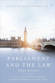 Title: Parliament and the Law, Author: Alexander Horne