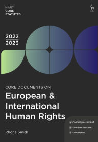 Title: Core Documents on European & International Human Rights 2022-23, Author: Rhona Smith