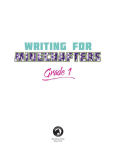 Alternative view 2 of Writing for Minecrafters: Grade 1