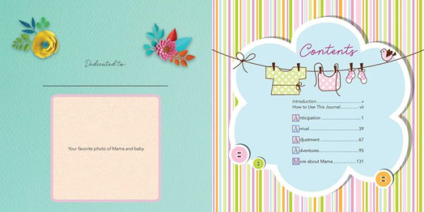 Mama's Baby Journal: A Keepsake for Precious Memories, Moments, Milestones, and Miracles