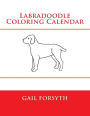 Labradoodle Coloring Calendar