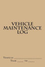 Vehicle Maintenance Log: Tan Cover