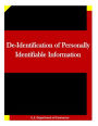 De-Identification of Personally Identifiable Information