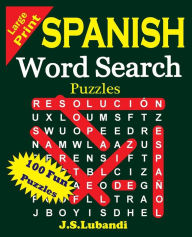 Title: Large Print Spanish Word Search Puzzles, Author: Jaja Media