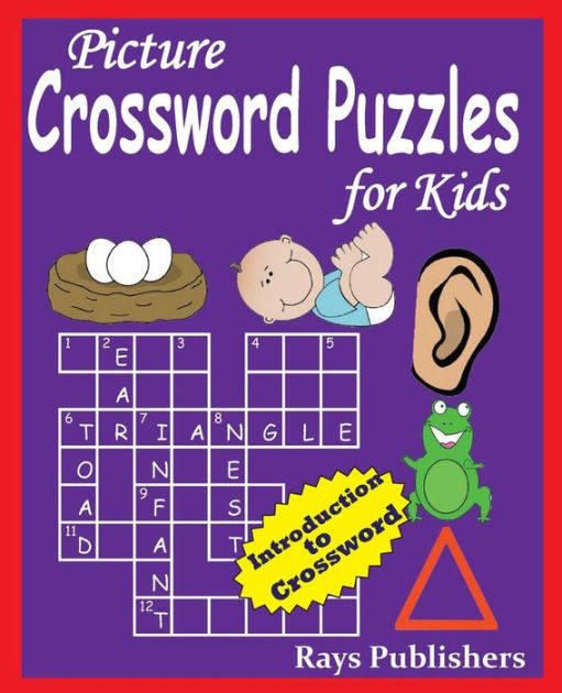 Picture Crossword Puzzles for Kids by Rays Publishers, Paperback