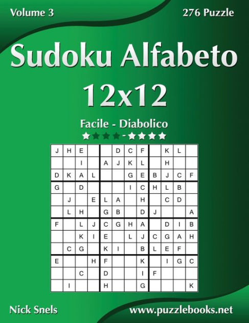 Sudoku Alfabeto X Da Facile A Diabolico Volume Puzzle