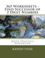 365 Worksheets - Find Successor of 2 Digit Numbers: Math Practice Workbook