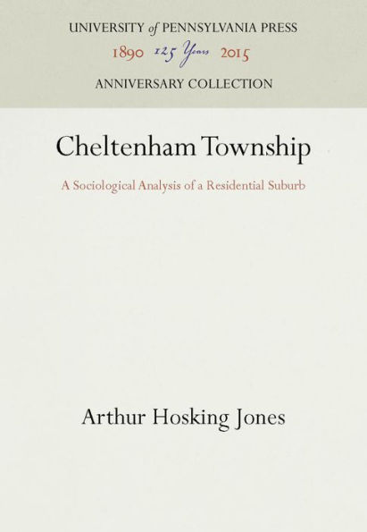 Cheltenham Township: A Sociological Analysis of a Residential Suburb