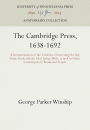 The Cambridge Press, 1638-1692