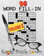 Word Fill-In Puzzle Book, 90 Puzzles: Volume 2