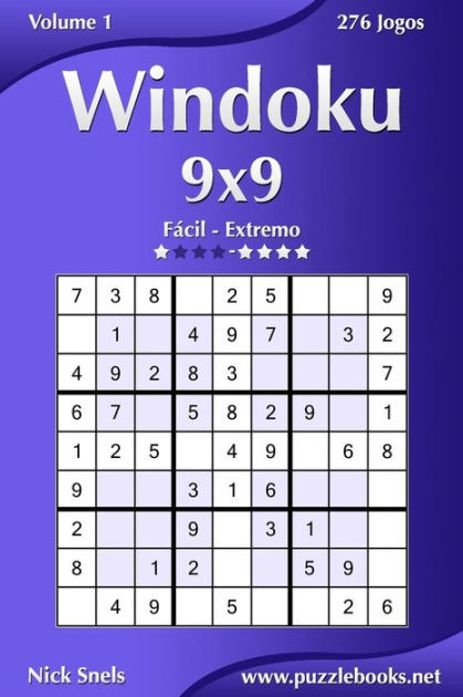 Sudoku Clássico 9x9 - Médio - Volume 3 - 276 Jogos