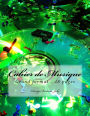 Cahier de Musique Grand format 48 pages: Design Original Type 1