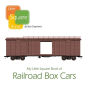 My Little Square Book of Railroad Box Cars