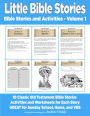 Little Bible Stories: Bible Stories and Activities