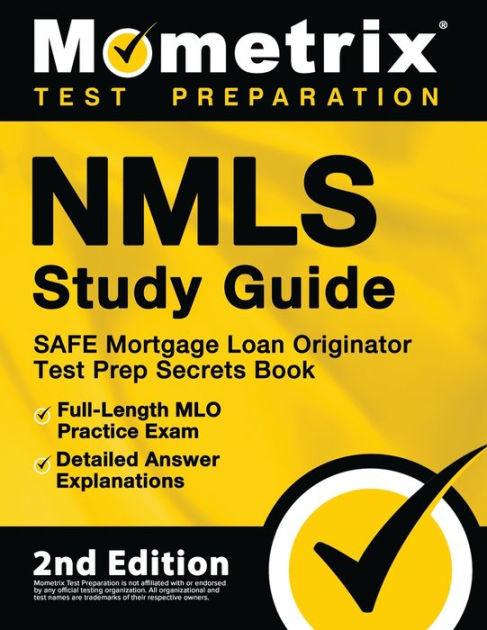 NMLS Study Guide - SAFE Mortgage Loan Originator Test Prep Secrets Book ...