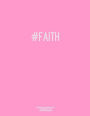 Notebook for Cornell Notes, 120 Numbered Pages, #FAITH, Pink Cover: For Taking Cornell Notes, Personal Index, 8.5