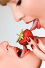 Mind Blowing Two Girls One Strawberry: 150 page lined journal
