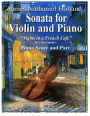 Sonata for Violin and Piano: Nights in a French Cafe Piano Score and Part