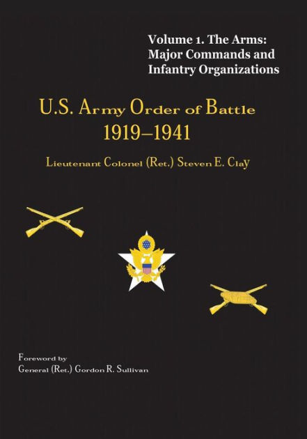 US Army Order Of Battle, 1919-1941: Volume 1 - The Arms: Major Commands ...