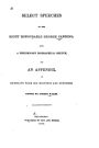 Select speeches of the Right Honourable George Canning