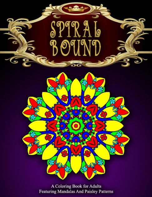 SPIRAL BOUND MANDALA COLORING BOOK - Vol.6: women coloring books for adults  by Jangle Charm, Paperback