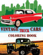 Vintage Cars + Truck Coloring Book: Design Coloring Book