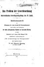 Das Problem der Gewerbeordnung in der sterreichischen Gewerbegesetzgebung