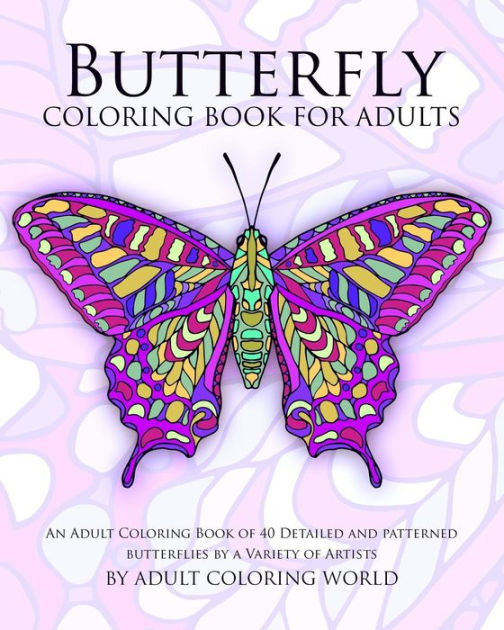 Butterfly Garden Color Books: Butterfly Color Books, An Adult Coloring  Book, Kids Coloring Books.(Butterfly Garden Color Books) (Paperback)(Large