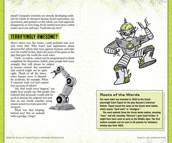 The Book of Terrifyingly Awesome Technology: 27 Experiments for Young Scientists