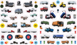 Alternative view 2 of Eyelike Stickers: Trucks