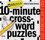 2020 Mensa 10-Minute Crossword Puzzles Page-A-Day Calendar