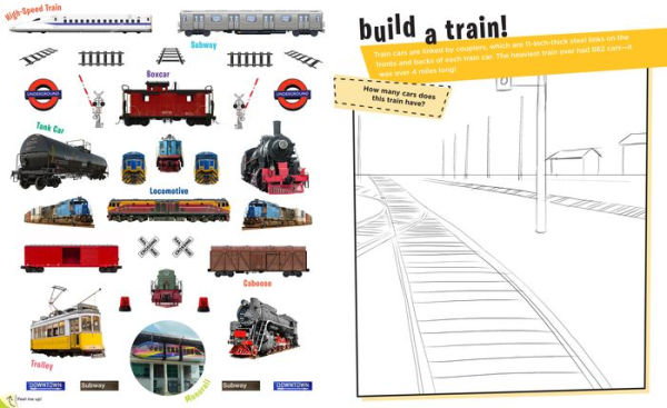 Peel + Discover: Cars! Trucks! Trains! And More