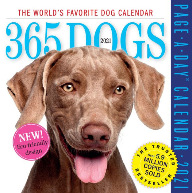 2021 365 Dogs Color PageADay Calendar by Workman Publishing Company