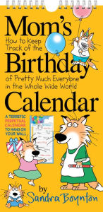 Google books free download Mom's Birthday Calendar (Revised Edition) 9781523510726 English version PDF CHM