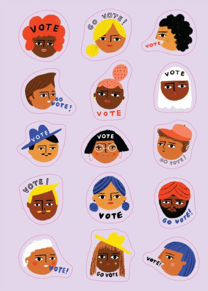 Be a Voter!: 450 Stickers for Democracy