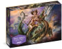 Boris Vallejo Fearless Rider 1,000-Piece Puzzle: for Adults Fantasy Dragon Gift Jigsaw 26 3/8
