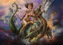 Alternative view 3 of Boris Vallejo Fearless Rider 1,000-Piece Puzzle: for Adults Fantasy Dragon Gift Jigsaw 26 3/8