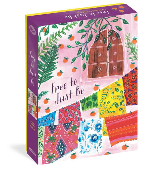 Free to Just Be 1,000-Piece Puzzle: (Flow) for Adults Families Picture Quote Mindfulness Game Gift Jigsaw 26 3/8