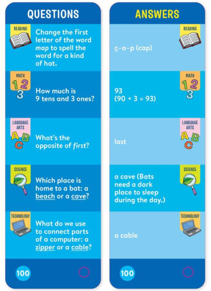 Brain Quest 1st Grade Smart Cards Revised 5th Edition