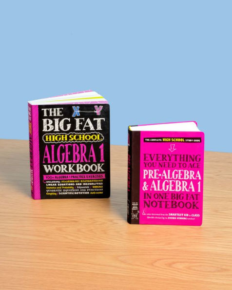 The Big Fat High School Algebra 1 Workbook: 400+ Algebra 1 Practice Exercises