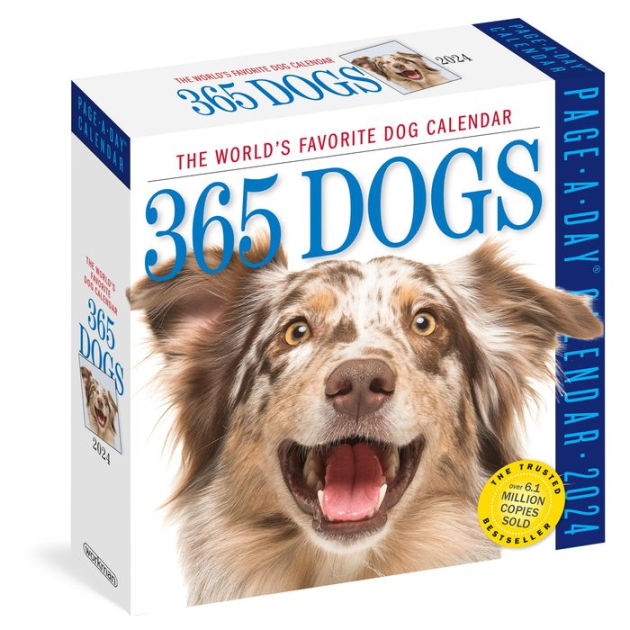 365 Dogs PageADay Calendar 2025 The World's Favorite Dog Calendar by