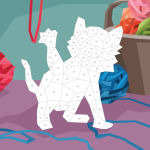 Alternative view 17 of Paint by Sticker Kids: Pets: Create 10 Pictures One Sticker at a Time!